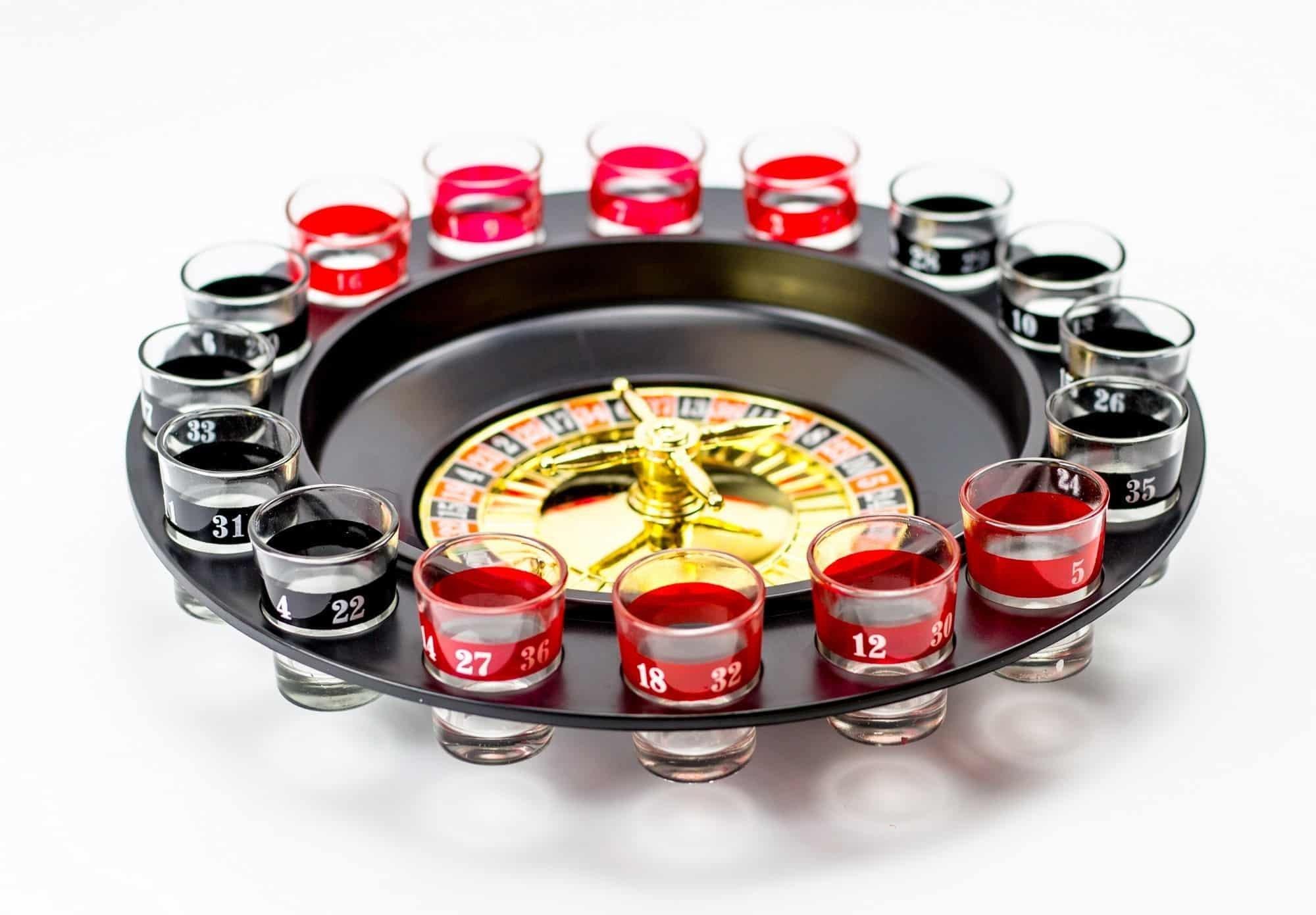 Настольная игра Пьяная Рулетка со стопками (B-434343)