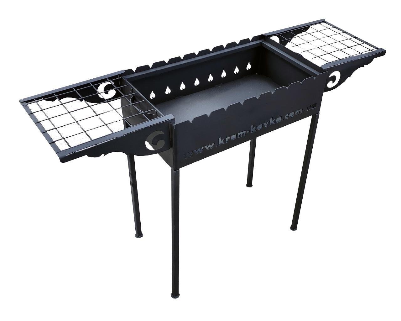 Мангал Kram-kovka со съемными ножками и боковушками 2 мм Мангал Kram-kovka со съемными ножками и боковушками 2 мм