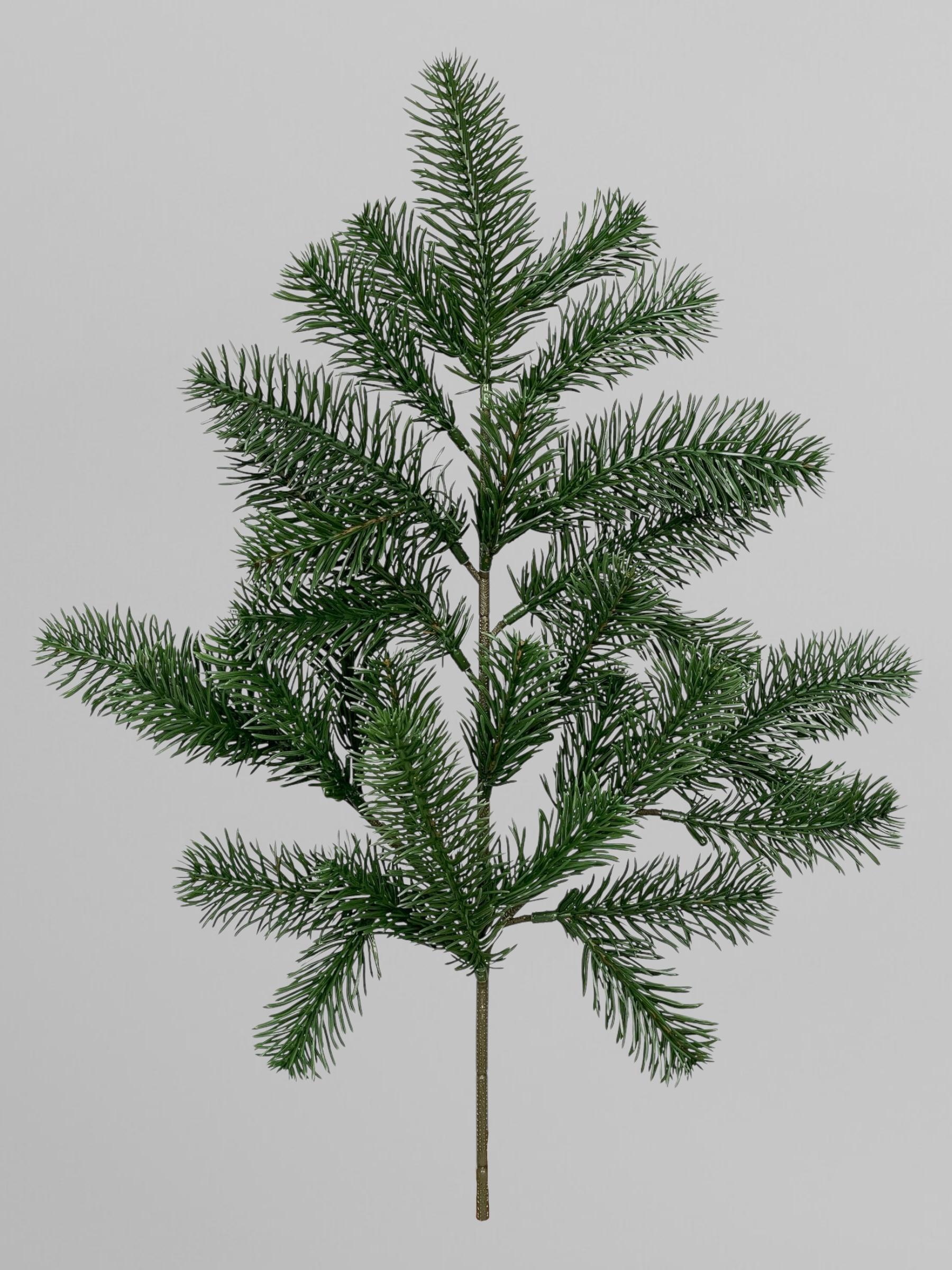 Ветвь хвойная литая Premium сборная 53 см Зеленый (Н03001)