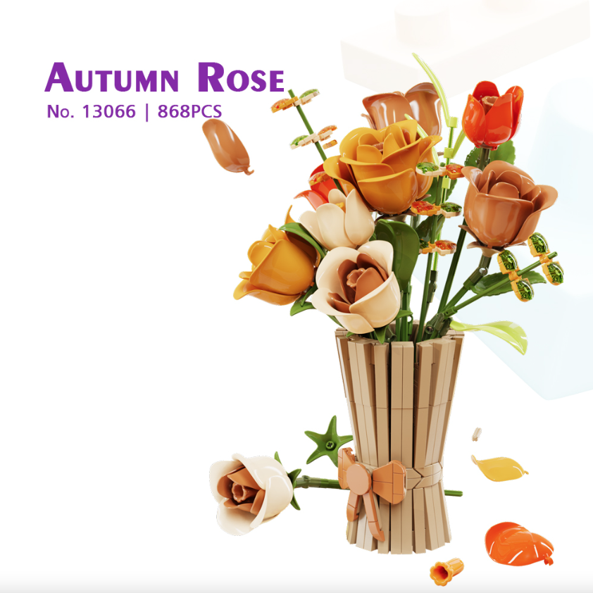 Конструктор Цветы Романтический букет для девочки 868 дет. (13066) - фото 3 Конструктор Цветы Романтический букет для девочки 868 дет. (13066) - фото 3