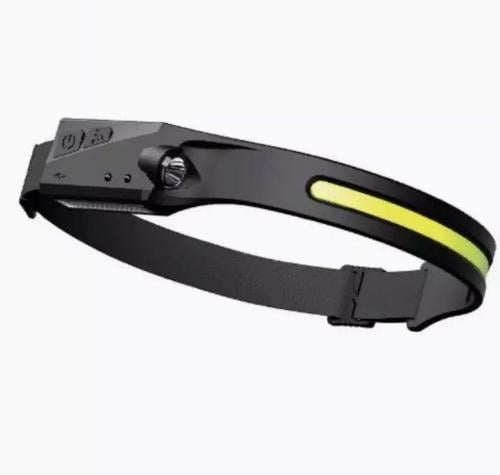 Фонарь налобный BL G28 XPE/COB с сенсором/корпус резиновый (MX-00008081)