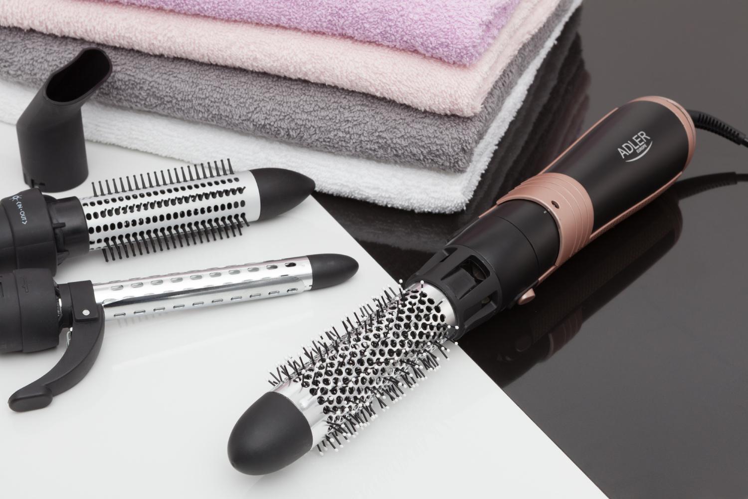 Стайлер Adler AD 2022 1000W 2 режими Cool shot 6 насадок дорожній футляр Black (AD2022) - фото 5 Стайлер Adler AD 2022 1000W 2 режими Cool shot 6 насадок дорожній футляр Black (AD2022) - фото 5