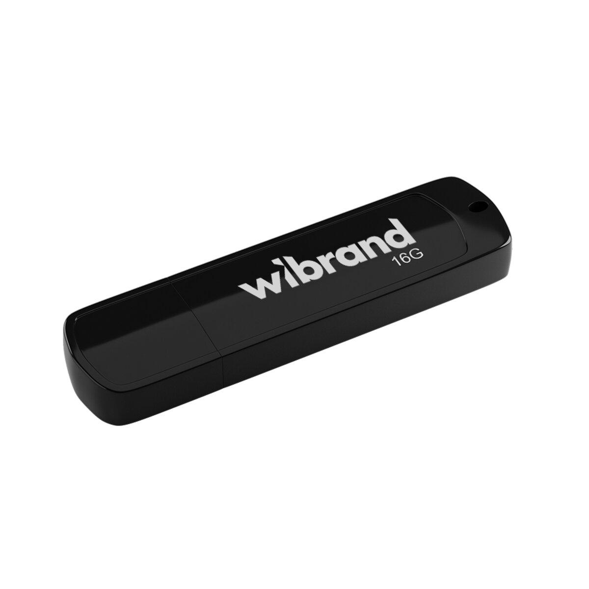 Флеш-пам'ять USB Wibrand WI2.0/GR16P3B Grizzly 16 Гб Black - фото 1