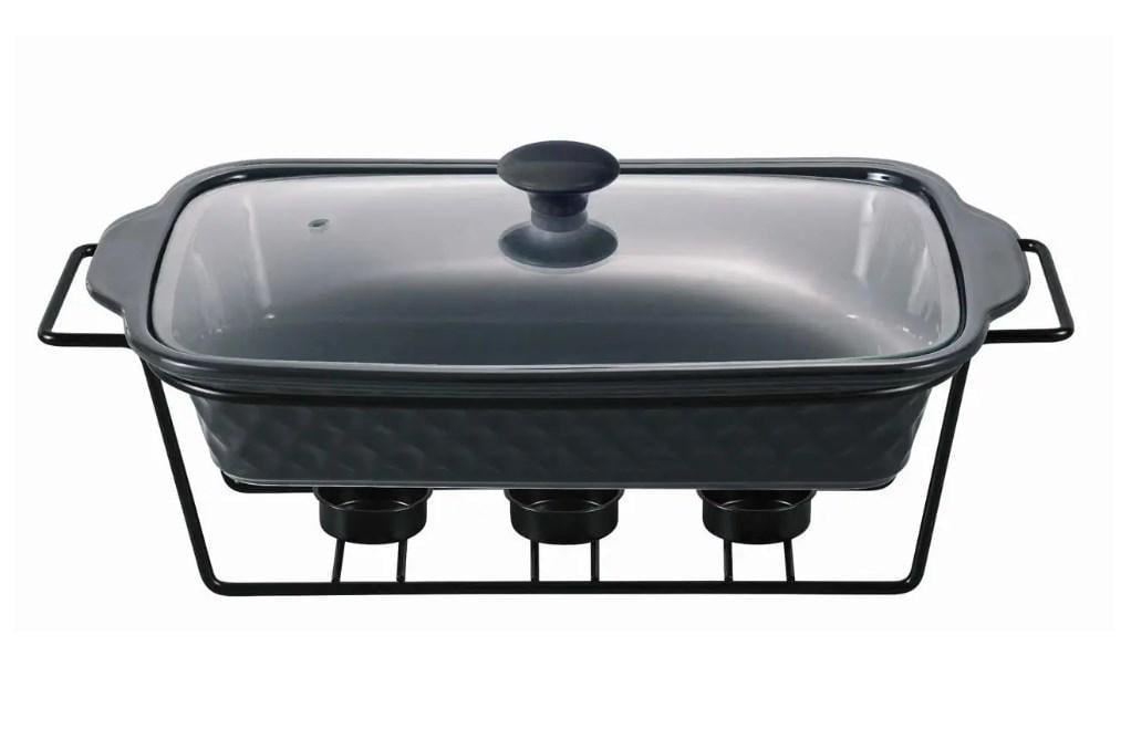 Мармит Kamille 1,4 л 30,5x17,5x6 см керамика Черный (6420 K) - фото 1