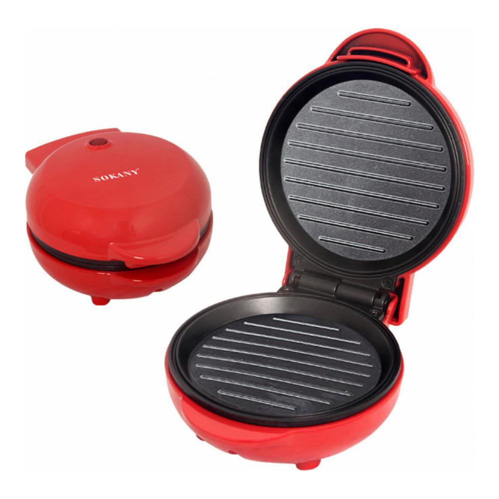 Гриль электрический настольный Sokany SK-BBQ-853 компактный с антипригарной поверхностью 550 Вт (7390) - фото 2 Гриль электрический настольный Sokany SK-BBQ-853 компактный с антипригарной поверхностью 550 Вт (7390) - фото 2