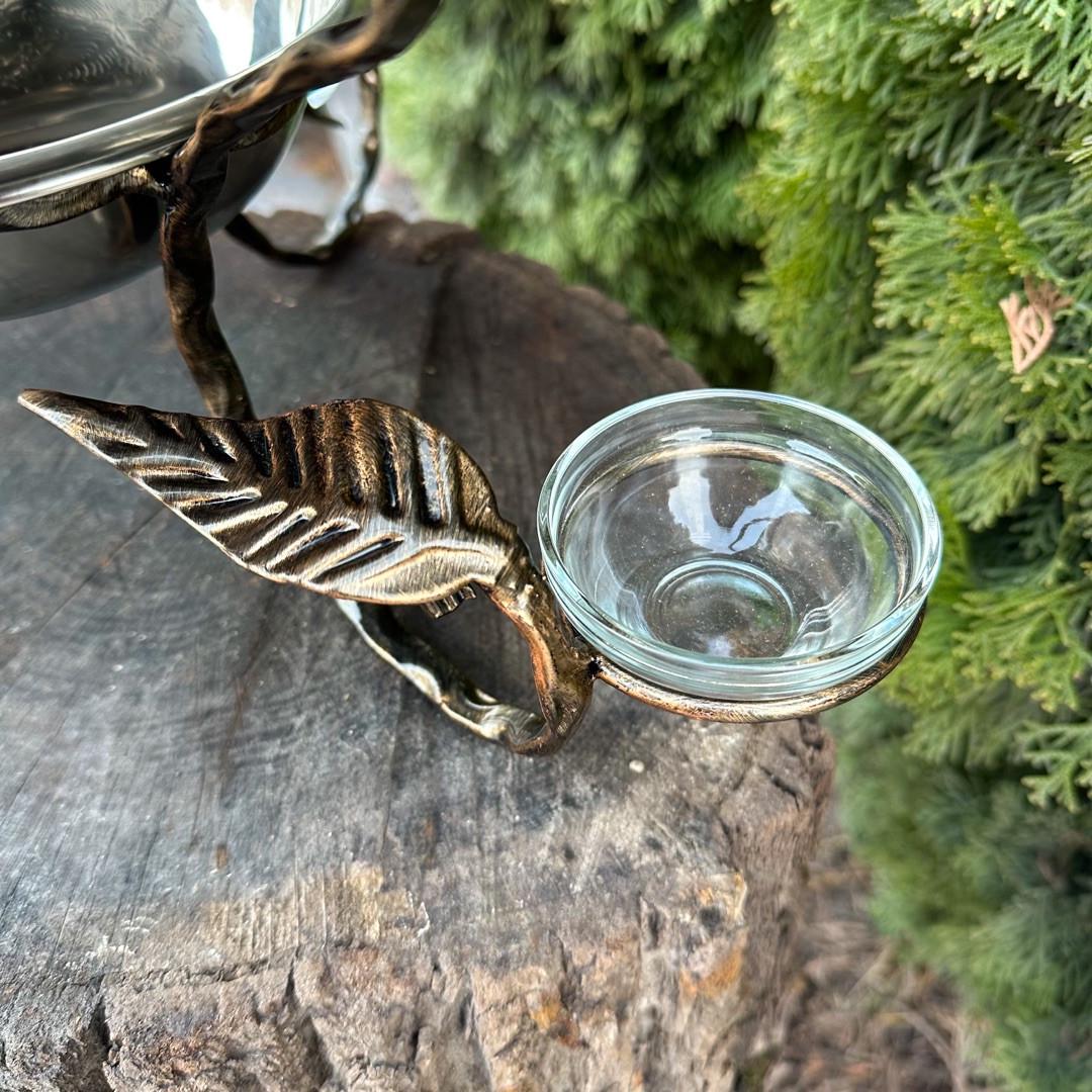 Садж для м'яса Metalzavod 36см з 3 соусницями 42х41х35 см (SADG-36-3S) - фото 6