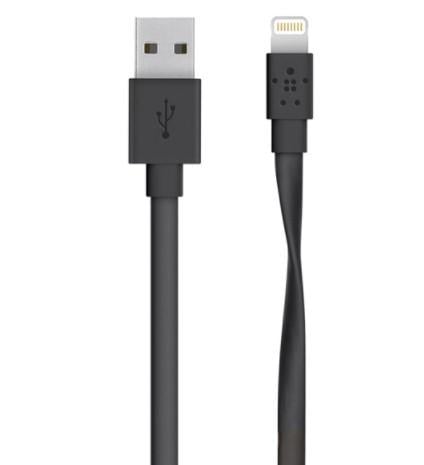 Кабель плоский USB Iphone 5G 2 м