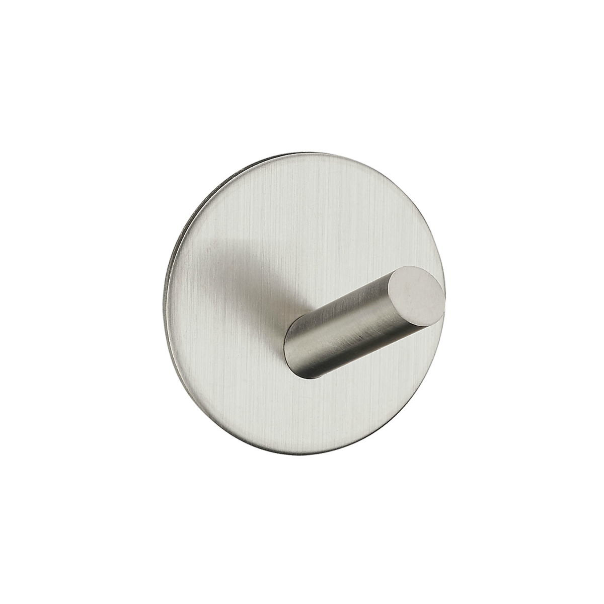 Гачок меблевий одинарний клейкий HS-504R SS