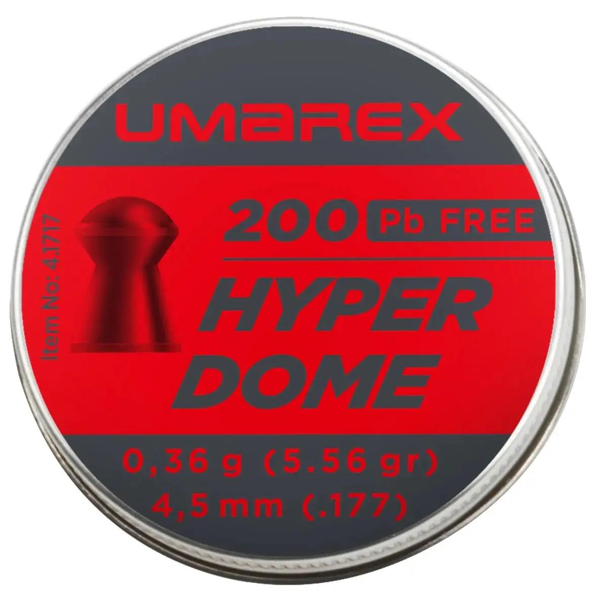 Кульки для пневматичної зброї Umarex Hyperdome 0,36 г калібр 4,5 мм 200 мм шт. (27614615)