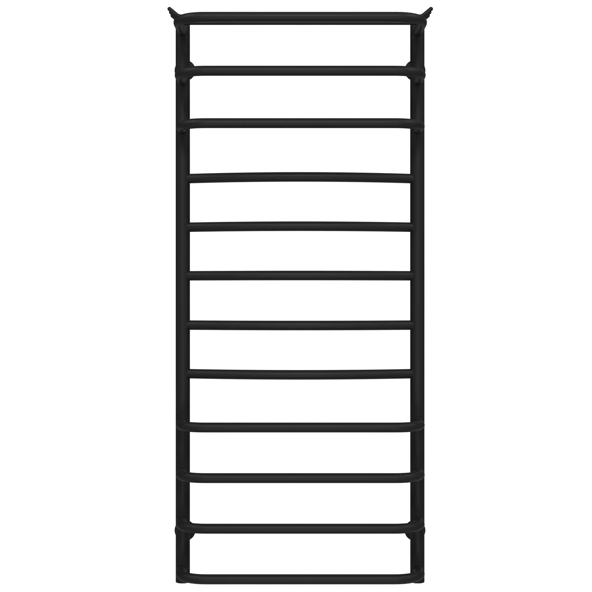 Рушникосушарка водяна Deffi Юність П12 бокове праве підключення нержавіюча сталь 500х1200 мм Чорний (C.YU.120.50.12.B.C)