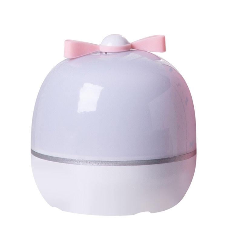 Нічник обертовий MA-11 з зірками для дитячої Рожевий