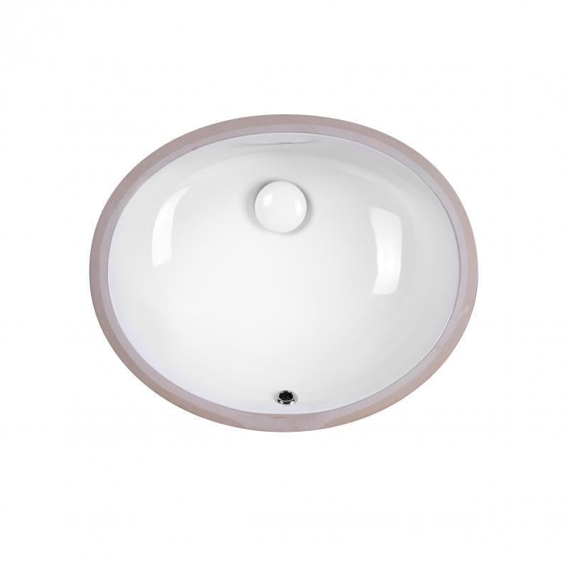 Раковина Q-tap Stork QT1511LU023W з донним клапаном