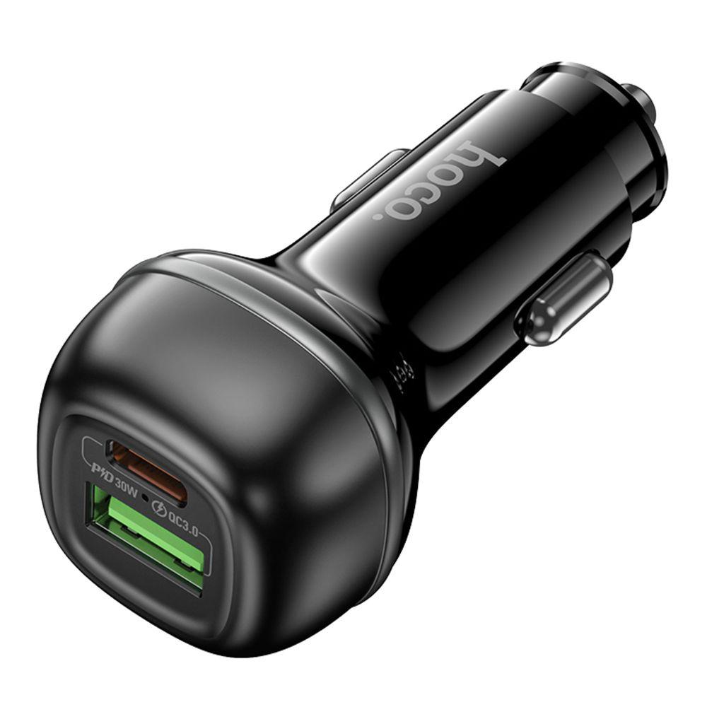 Зарядний пристрій автомобільний Hoco Z58A 1USB/1USB-C QC/PD48W (28211759) - фото 5