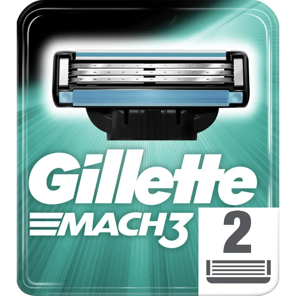 Лезвия для бритья Gillette Mach3 2 шт. (Klg9es) - фото 4