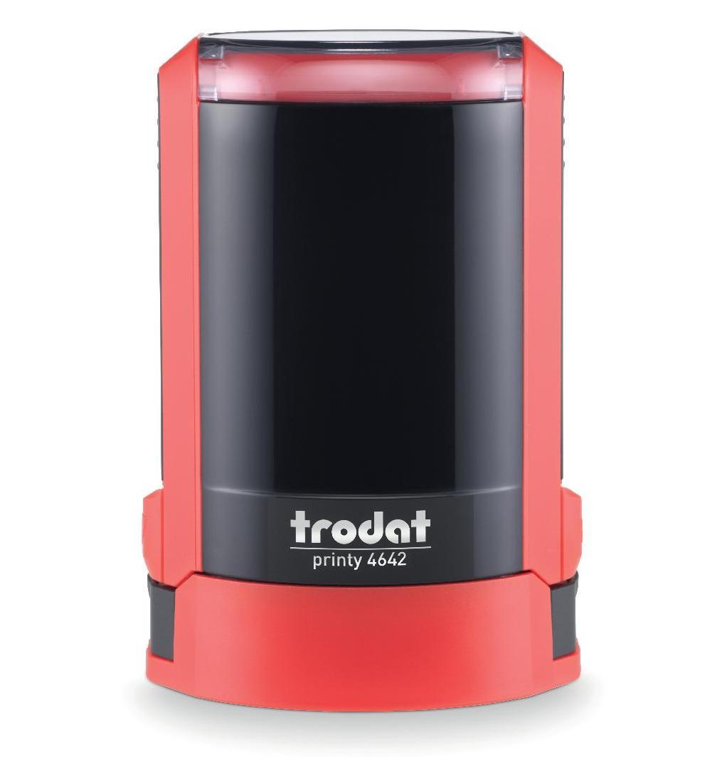 Оснащение для круглой печати Trodat Printy 4642 d 42 мм с колпачком Красный (4642 Красный) - фото 6