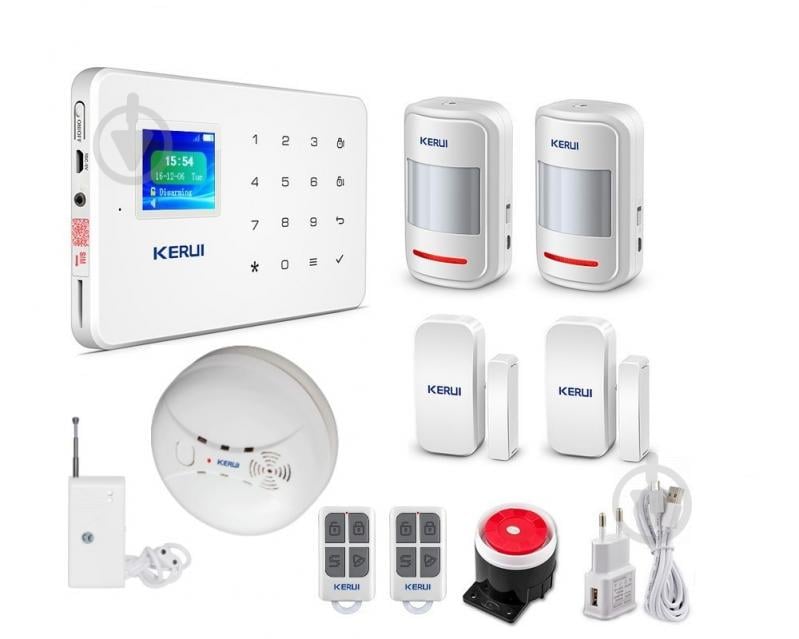 Комплект GSM сигнализации Kerui G18 Prof Kit (IISGC7743BV) Комплект GSM сигнализации Kerui G18 Prof Kit (IISGC7743BV)