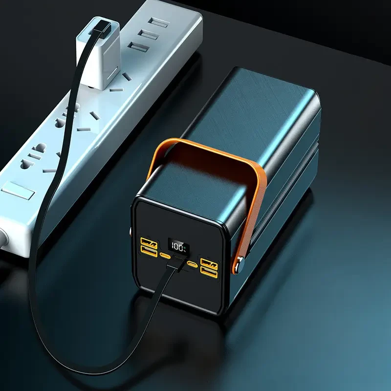 Повербанк ChargeSoonest K86 PD22,5W 60000 mAh быстрая зарядка с фонариком Черный (2919513172)