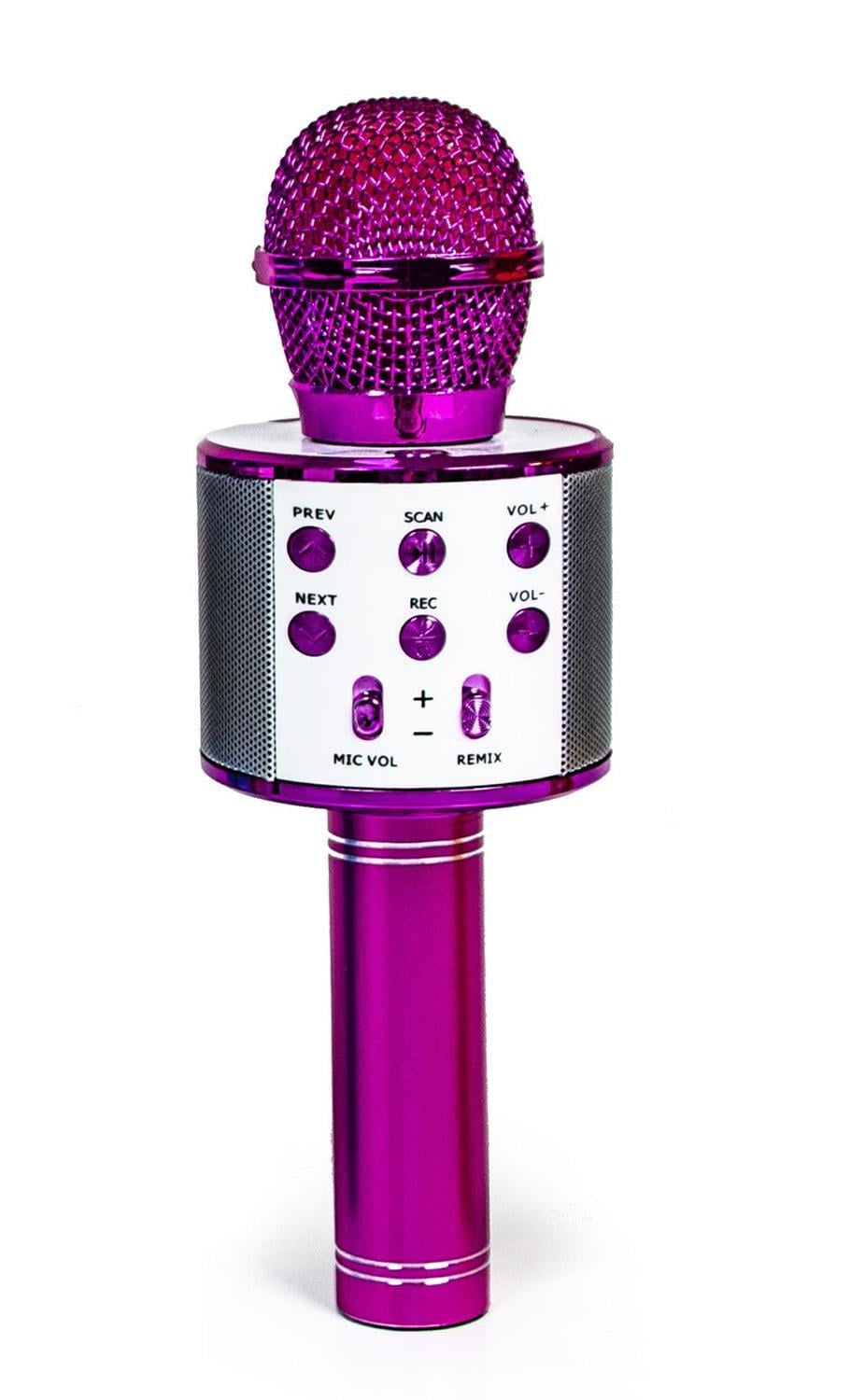 Микрофон-караоке беспроводной Wster/MP3/Bluetooth Pink (322513532)