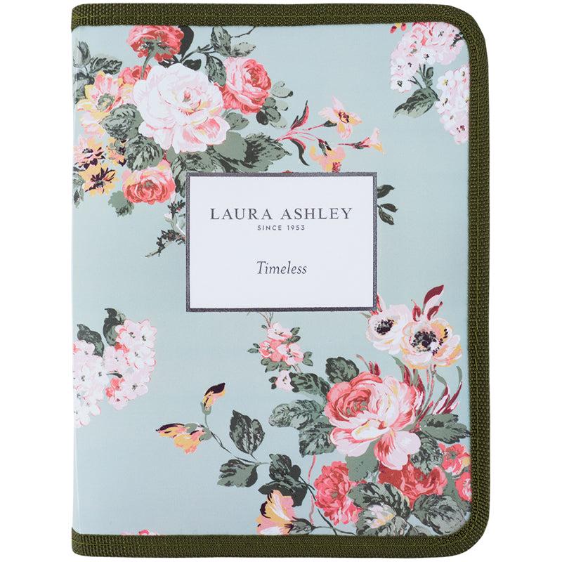 Папка объемная на молнии Axent Laura Ashley Timeless А5+ Зеленый (1805-32-A)