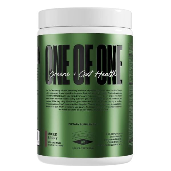 Естественная добавка для спорта ONE OF ONE Greens + Gut Health 360 г 30 порций Mixed Berry (000027322) Естественная добавка для спорта ONE OF ONE Greens + Gut Health 360 г 30 порций Mixed Berry (000027322)
