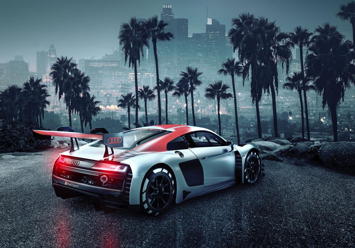 Обои Панно Komar Audi R8 LA бумажные моющие 368х254 см (8-742) Обои Панно Komar Audi R8 LA бумажные моющие 368х254 см (8-742)
