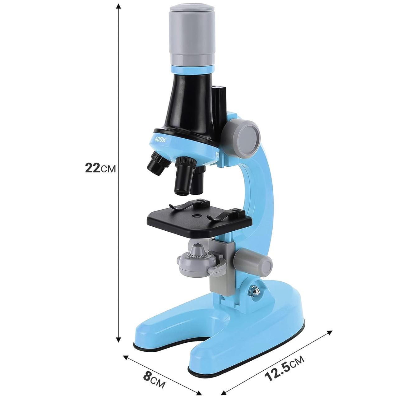 Микроскоп детский OEM 1012A-1 с увеличением 1200х Голубой - фото 5 Микроскоп детский OEM 1012A-1 с увеличением 1200х Голубой - фото 5