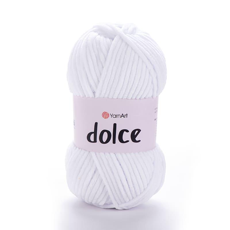 Пряжа YarnArt Dolce 741 Білий