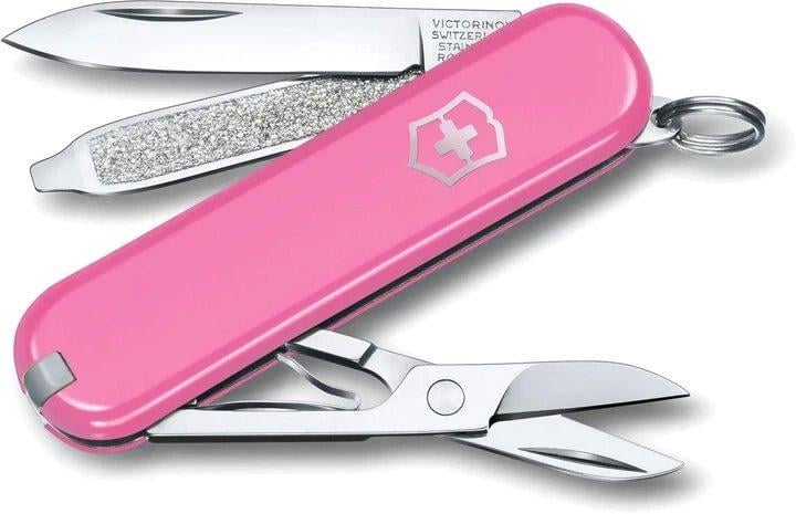 Нож швейцарский Victorinox Classic SD Cherry Blossom 0.6223.51G складной 7 функций Розовый