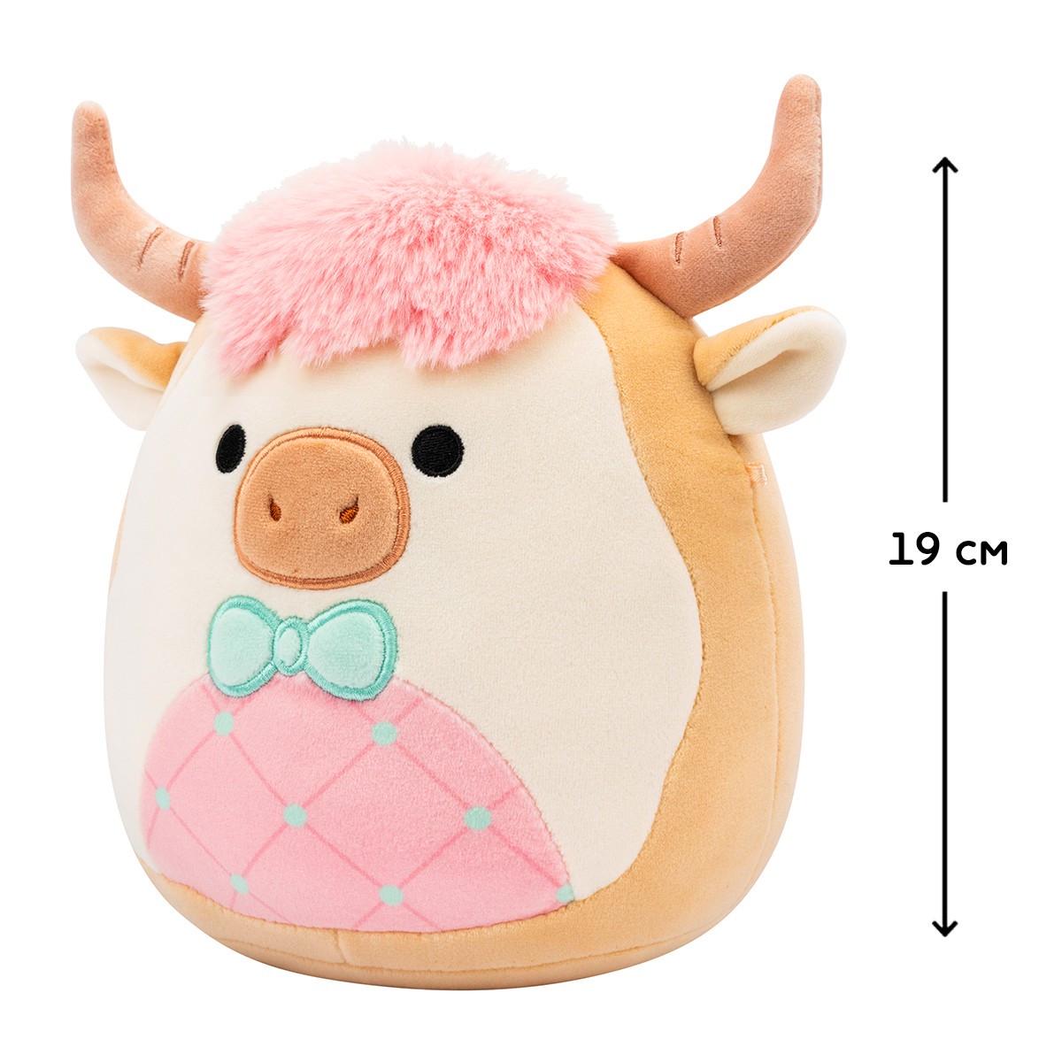 М'яка іграшка Squishmallows Корівка Самсон 19 см (SQER01229-ks) - фото 2 М'яка іграшка Squishmallows Корівка Самсон 19 см (SQER01229-ks) - фото 2