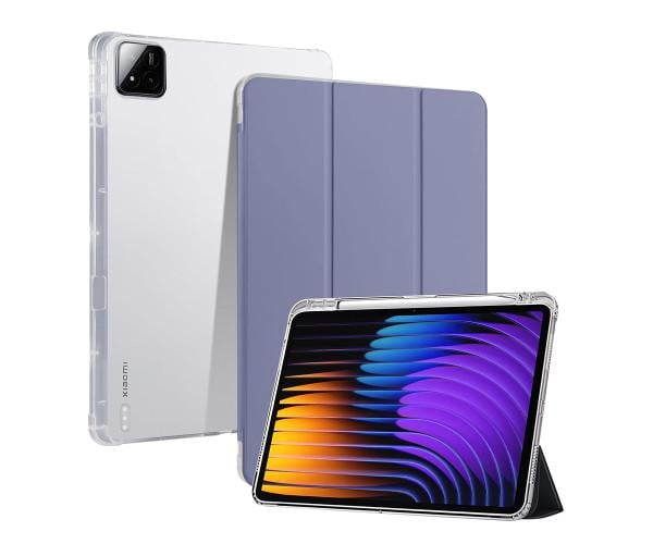Чохол-книжка Glass Magnet Flip Cover для Xiaomi Poco Pad X1 Фіолетовий Чохол-книжка Glass Magnet Flip Cover для Xiaomi Poco Pad X1 Фіолетовий
