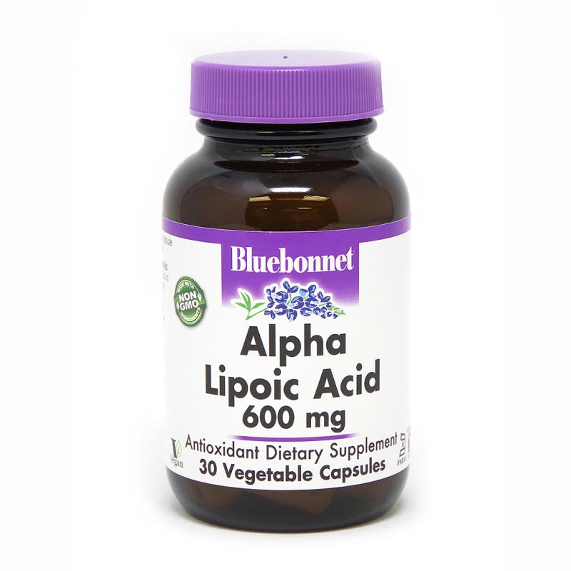 Натуральная добавка Bluebonnet Alpha Lipoic Acid 600 мг 30 капс. (5063)