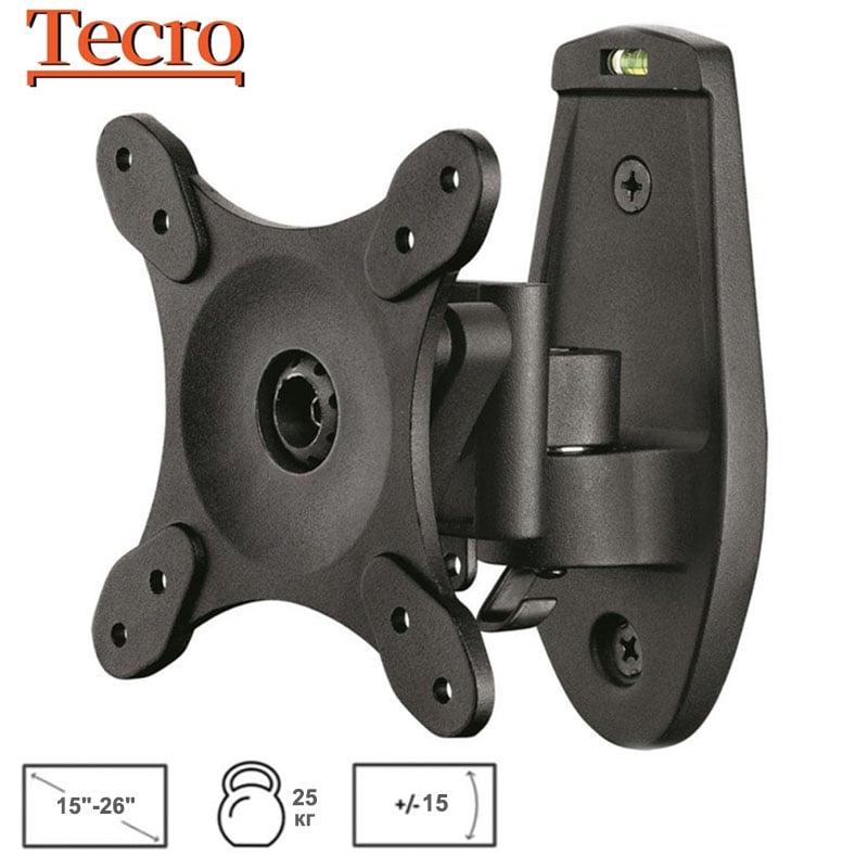Кріплення для телевізора Tecro Nano 1 настінний 15-26" (tf1322) - фото 7 Кріплення для телевізора Tecro Nano 1 настінний 15-26" (tf1322) - фото 7