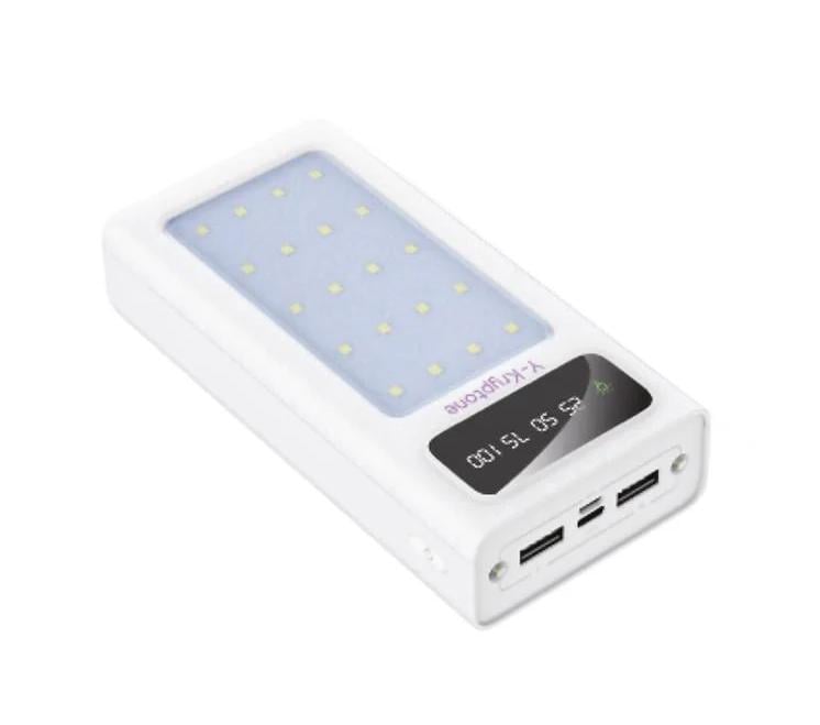Повербанк Y-Kryptone N-24 LED Light 20000 mAh CABLE in White (YK-N24LC-WH)