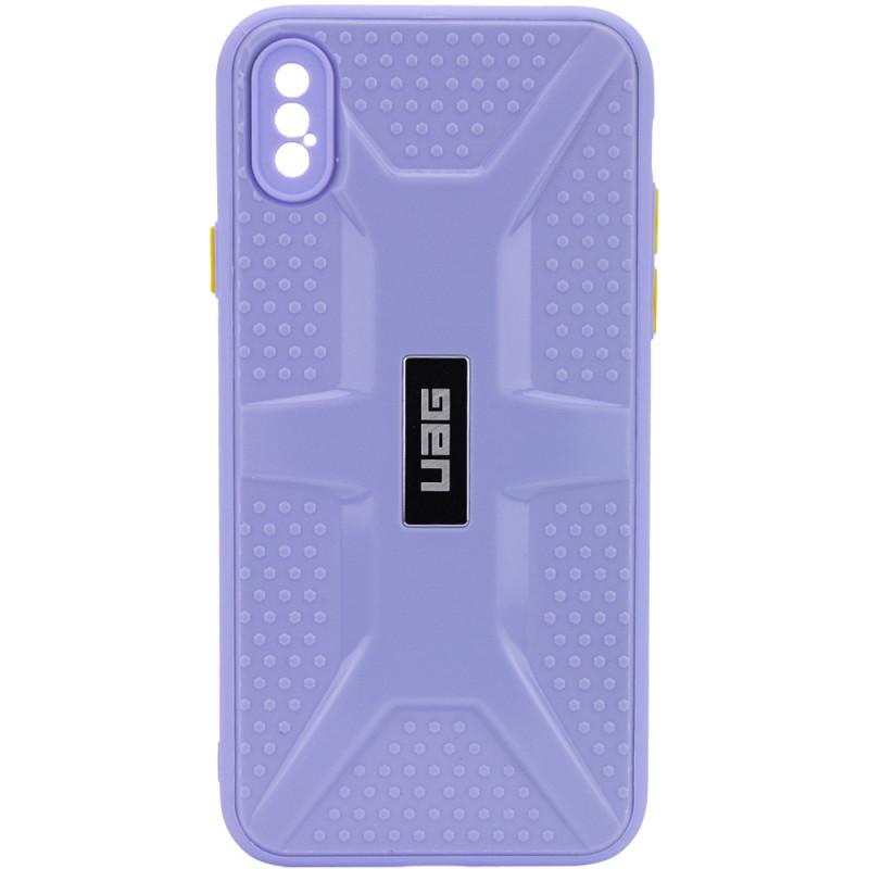 Противоударный чехол TPU+PC UAG для Apple iPhone XS Max 6.5" Сиреневый