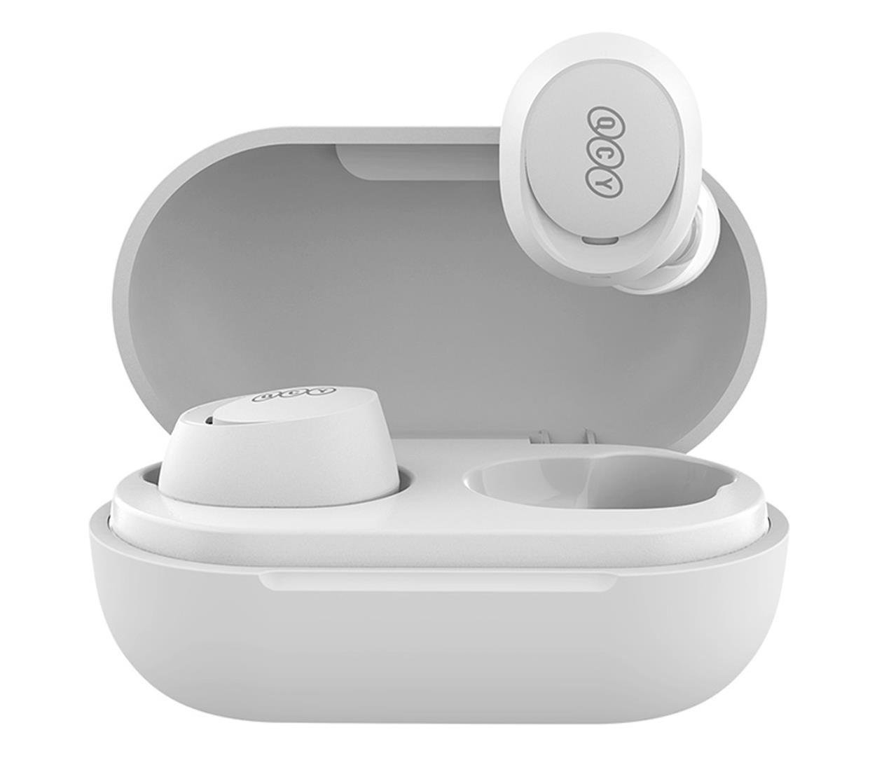 Навушники TWS QCY T27 ArcBuds Lite White - фото 4
