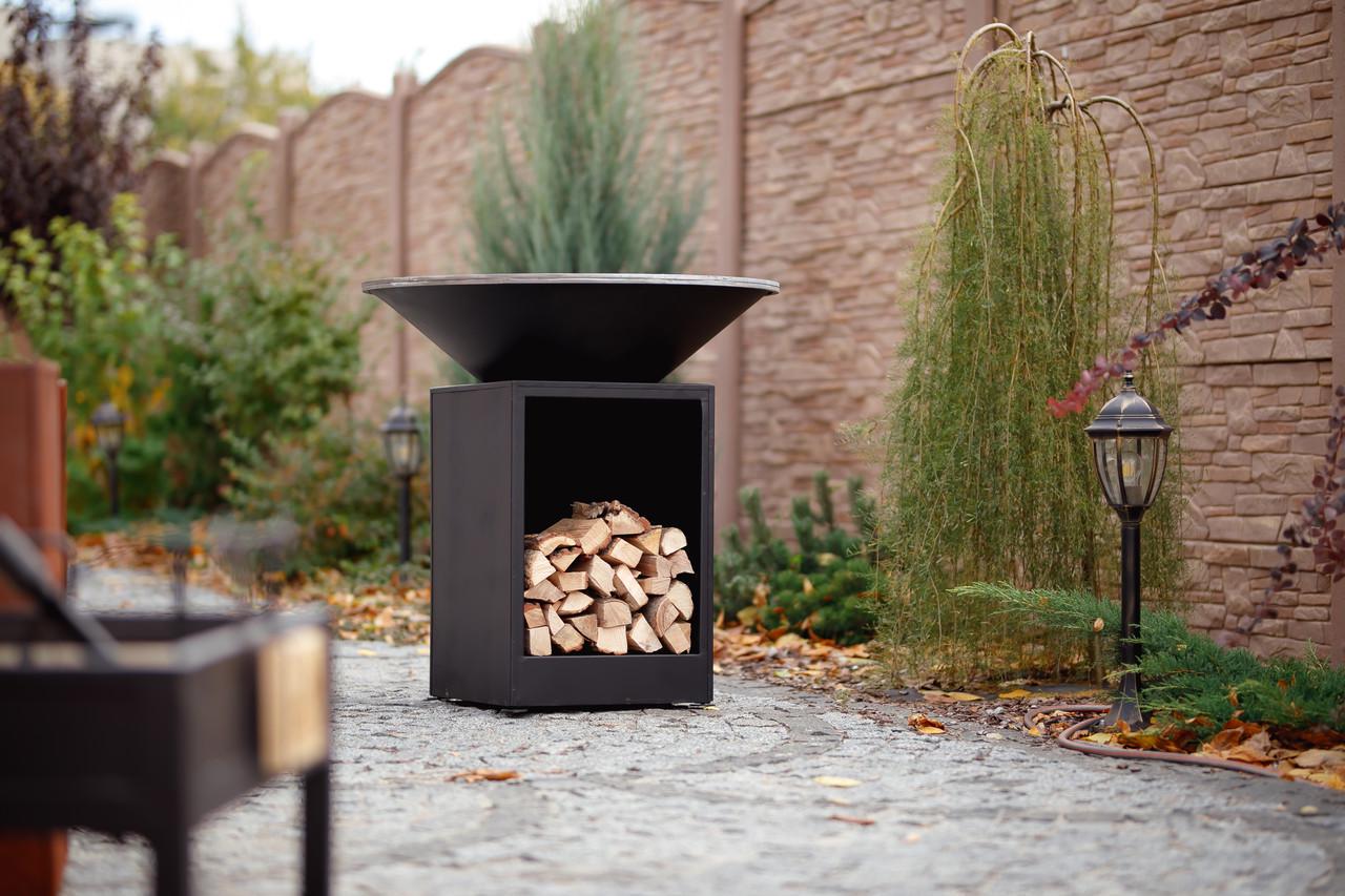 Гриль-мангал барбекю з відкритою тумбою Smoke House Holla Grill Open Black (600005) - фото 5