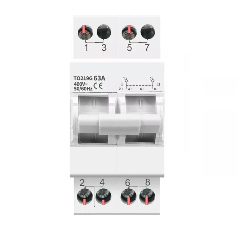 Переключатель генератора 63 А 2 полюса