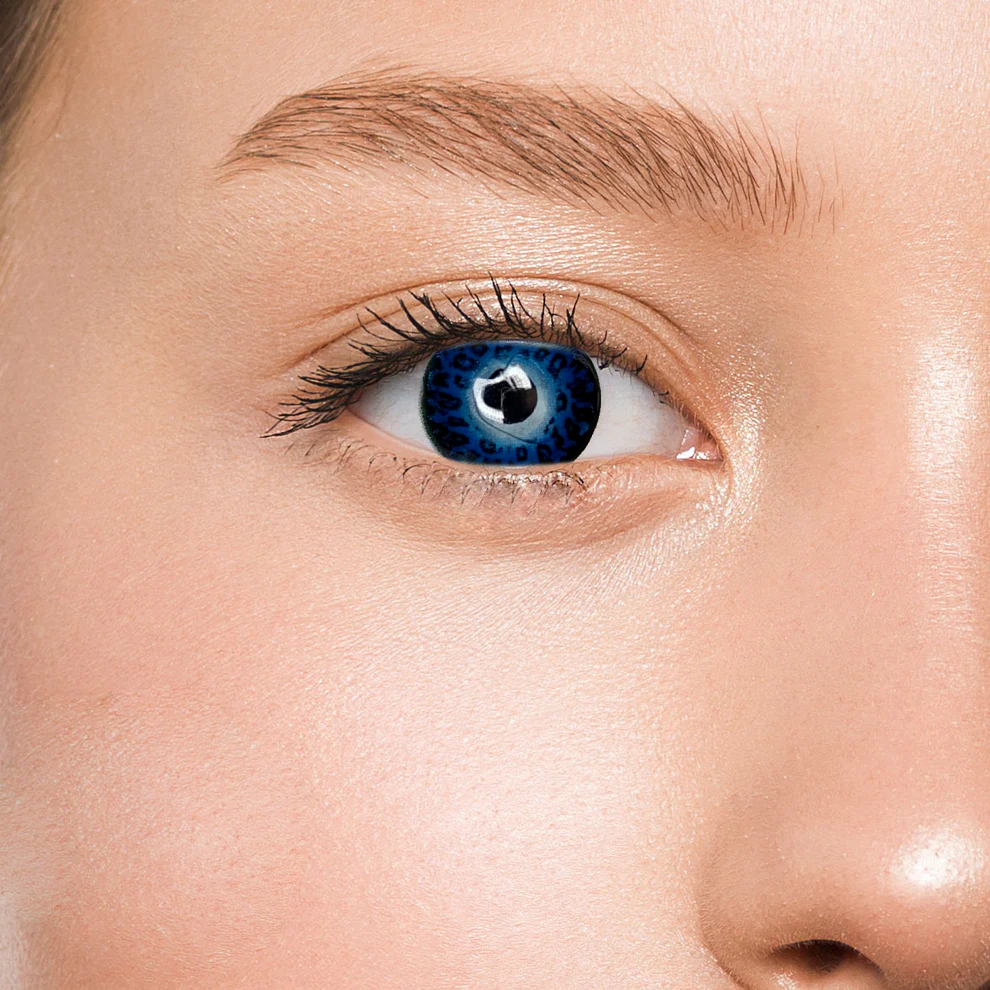 Контактні лінзи сині Elite Lens Блу Леон +0,00 14,5 мм 2 шт. Синій (25906507)