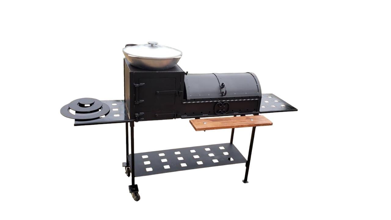 Мангал с буржуйкой сталь 4 мм (1839389039) - фото 4