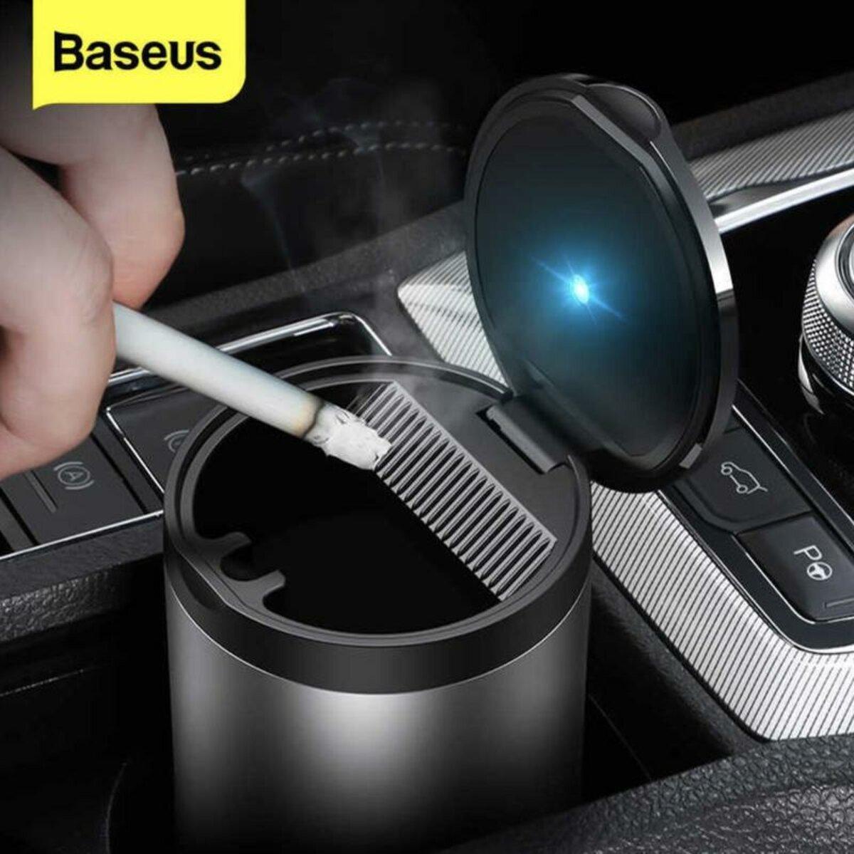 Попільничка Baseus Premium Car Ashtray Black - фото 4