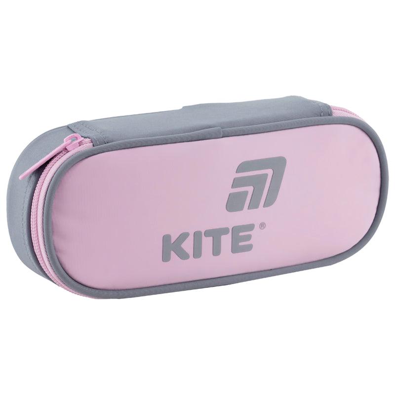 Пенал KITE для девочки Розово-серый (K25-599-17)