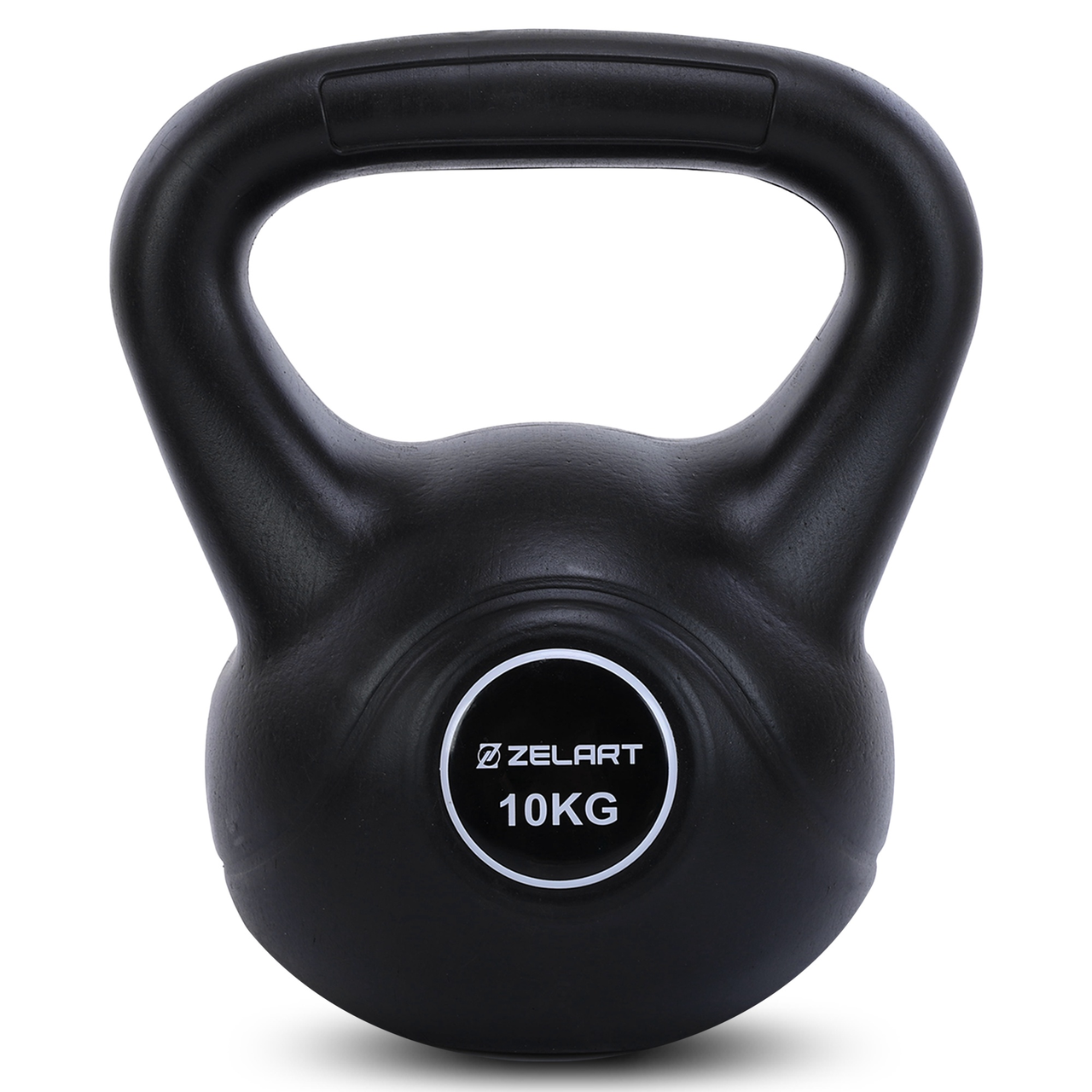 Гиря тренировочная цельная Zelart TA-5427-10 пластиковая 10 кг (2532856768)