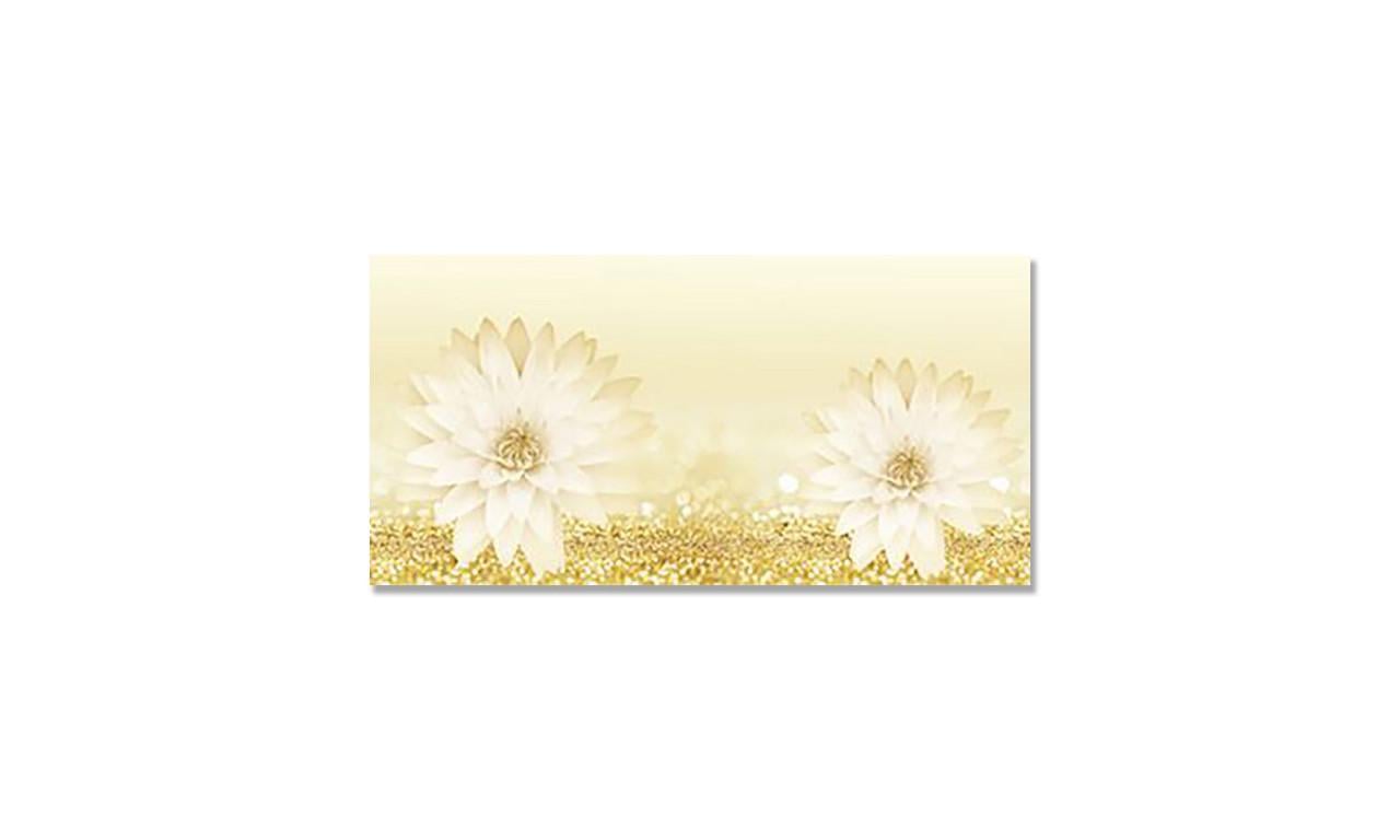 Наклейка виниловая на стол Zatarga Цветы на песке 600х1200 мм (1289776795)