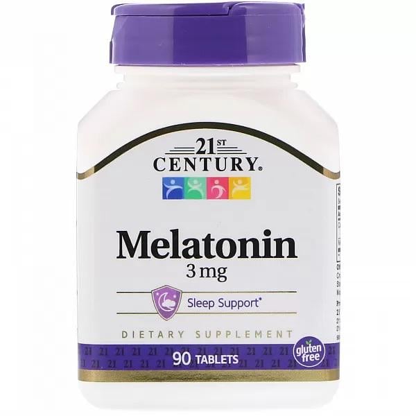 Мелатонін для сну 21st Century Melatonin 3 мг 90 Tabs