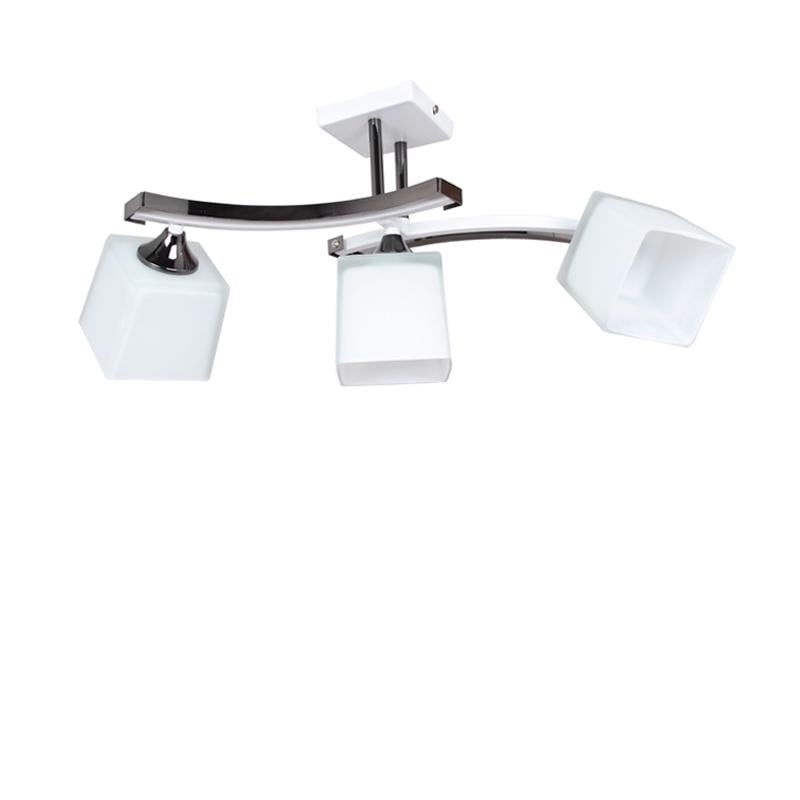 Люстра стельова Light House NM-15333/3 WT+AN на три лампи Білий