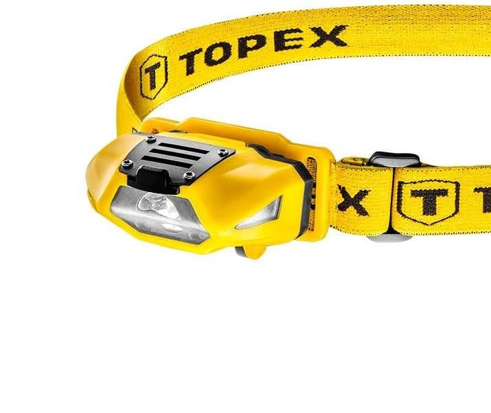 Ліхтар налобний TOPEX 94W390 на батарейках AA x 1,70 лм 4 функції освітлення 46 г (iz16632) - фото 3 Ліхтар налобний TOPEX 94W390 на батарейках AA x 1,70 лм 4 функції освітлення 46 г (iz16632) - фото 3