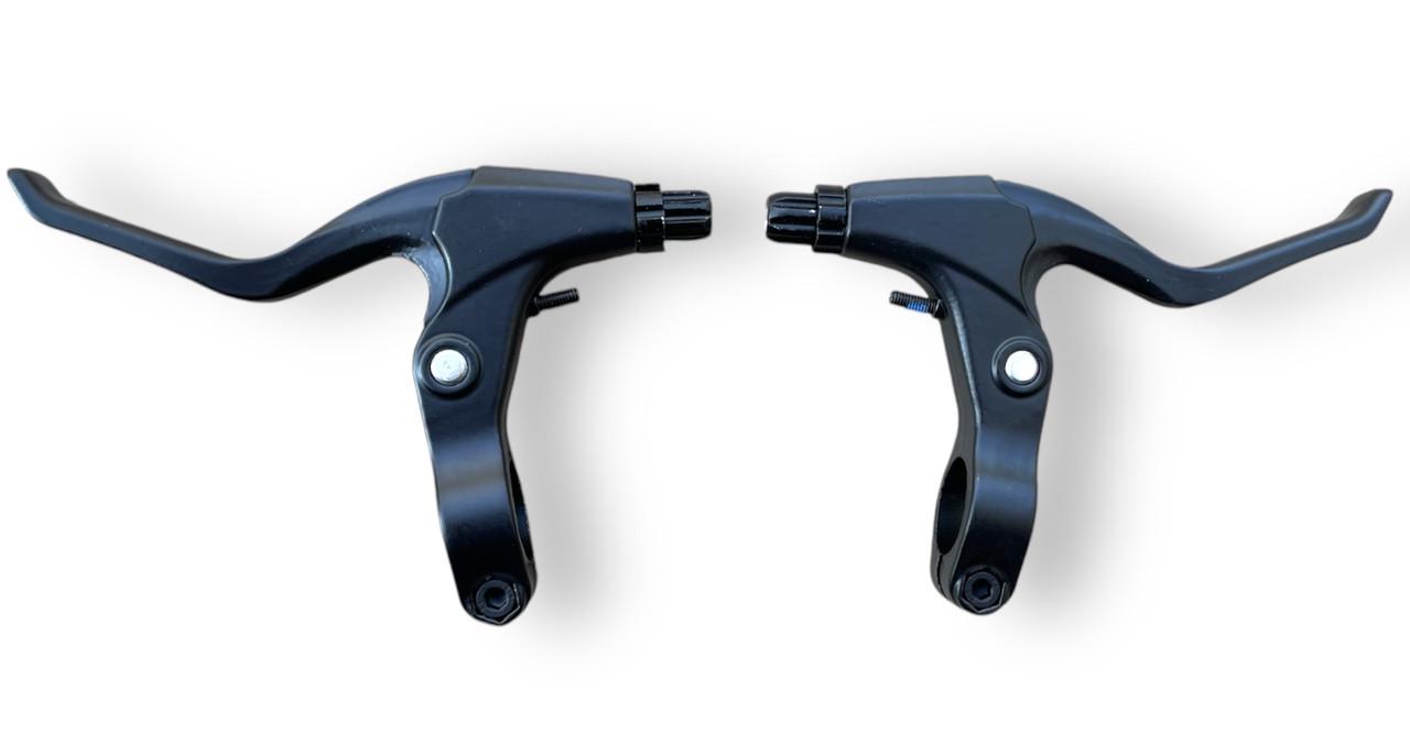 Гальмівний набір для велосипеда V-Brake повний комплект алюмінієві ручки гальма троси і кожухи Чорний - фото 3