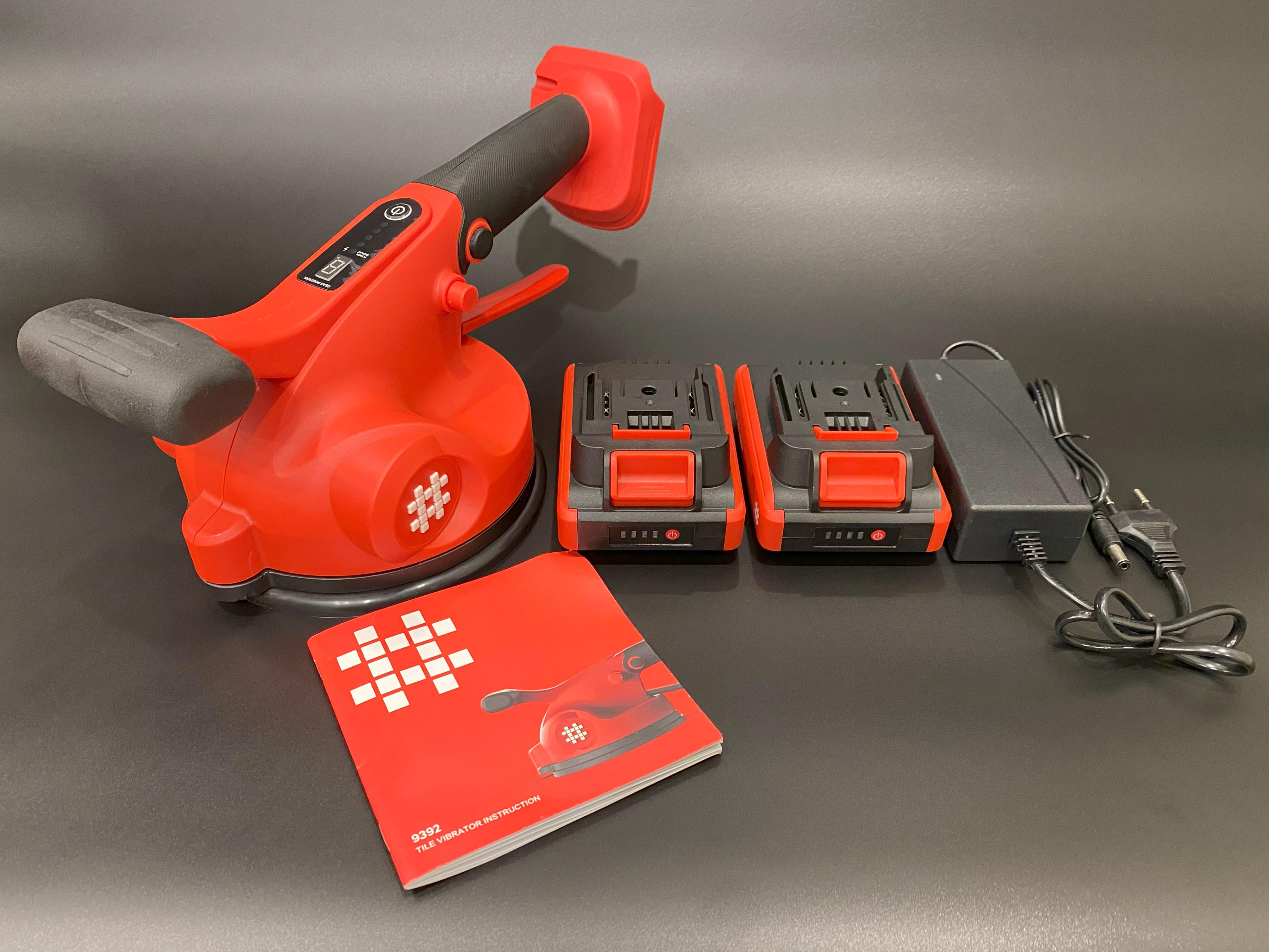 Віброприсоска Shijing 9392 з 2 акумуляторами і кейсом