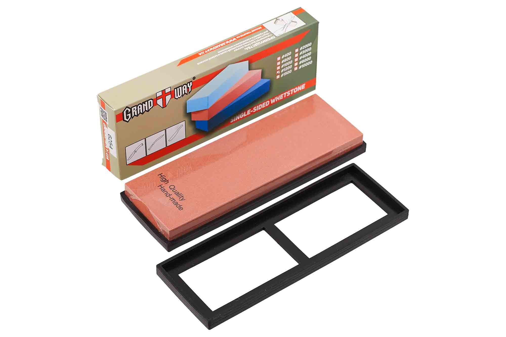 Точильний камінь для ножів Grand Way 6254 1200 grit - фото 3 Точильний камінь для ножів Grand Way 6254 1200 grit - фото 3