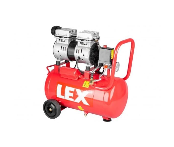 Компрессор безмасляный LEX LXAC 24-11LO 1,1 кВт 180 л/мин (10419)